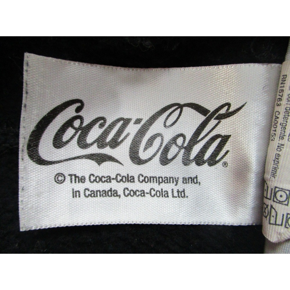 Champion x Coca-Cola Pants Mens Large Black Reverse Weave Sweatpants Collab Logo - Picture 6 of 13
